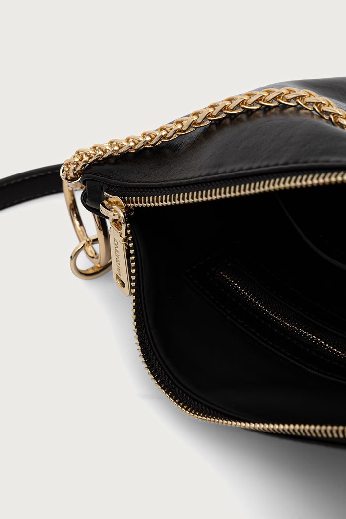 Torebka damska z imitacji skóry LUMI Valentino Bags czarny VBSA6U13