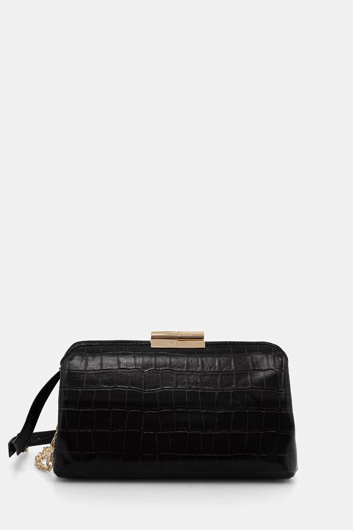 Valentino Bags torebka crossbody damska z imitacji skóry GLACE czarny VBSA8017COC