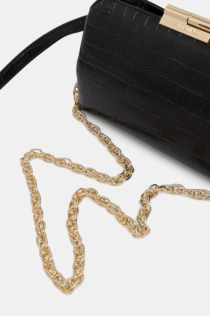 Valentino Bags torebka crossbody damska z imitacji skóry GLACE VBSA8017COC czarny