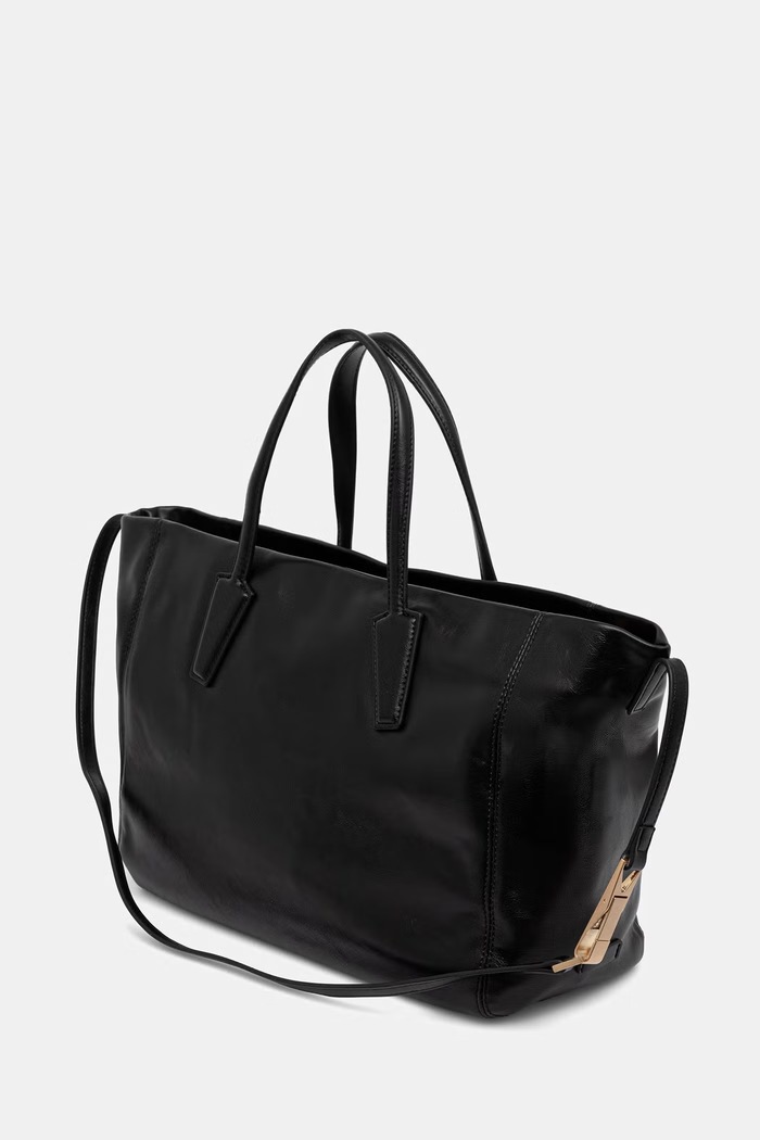 Akcesoria Valentino Bags torebka shopper damska z imitacji skóry ALURA RE VBSA5H04 czarny