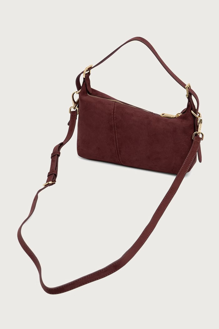 Akcesoria Valentino Bags Torebka crossbody damska YUKI VBSA6M07CAM bordowy