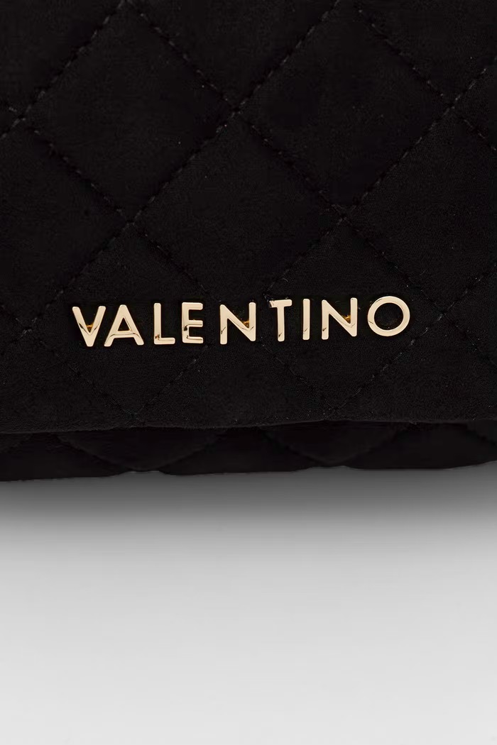 Torebka crossbody damska z imitacji zamszu OCARINA SUEDE Valentino Bags VBSA9B05 czarny