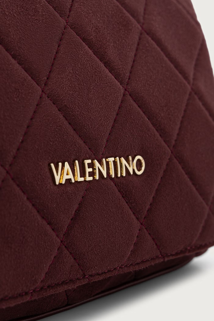 Torebka damska OCARINA SUEDE Valentino Bags VBSA9B02 bordowy
