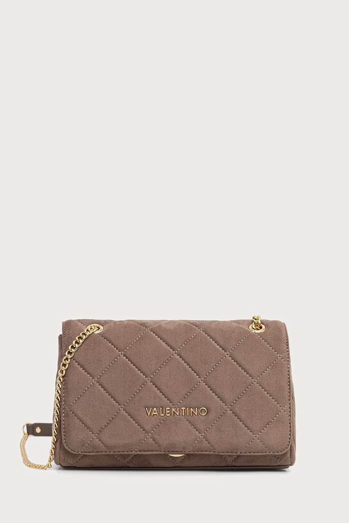 Valentino Bags Torebka damska OCARINA SUEDE brązowy VBSA9B02