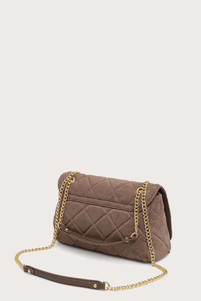 Akcesoria Valentino Bags Torebka damska OCARINA SUEDE VBSA9B02 brązowy