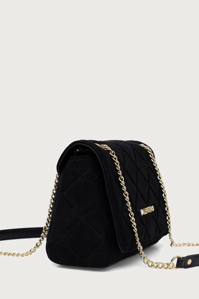 Valentino Bags Torebka damska OCARINA SUEDE VBSA9B02 czarny AW26