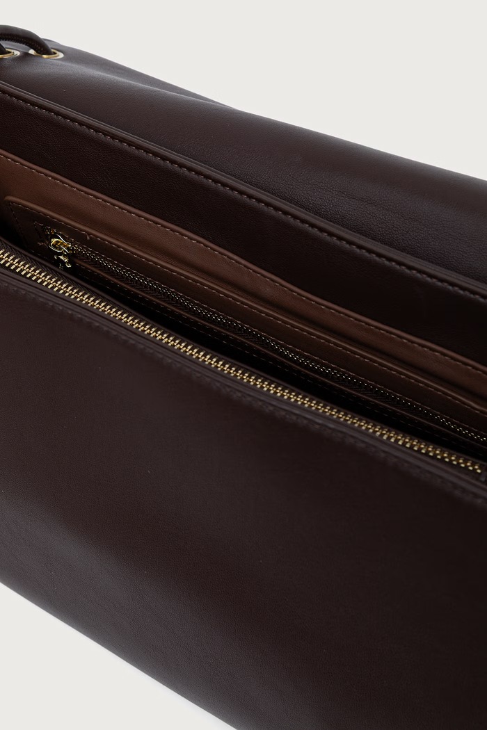 Torebka damska z imitacji skóry FABLE RE Valentino Bags brązowy VBSA5U09