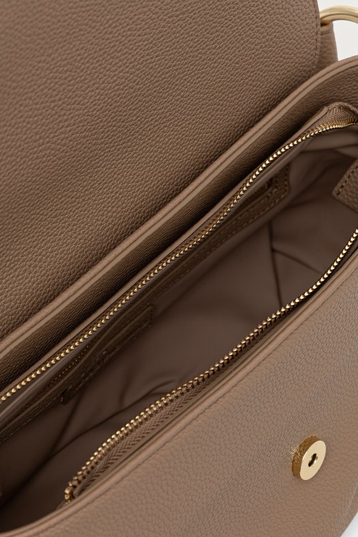Torebka damska z imitacji skóry THAOE RE Valentino Bags beżowy VBSA5M09