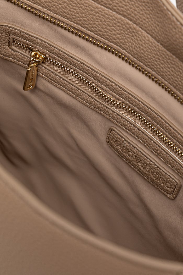 Torebka shopper damska z imitacji skóry THAOE RE Valentino Bags beżowy VBSA5M02