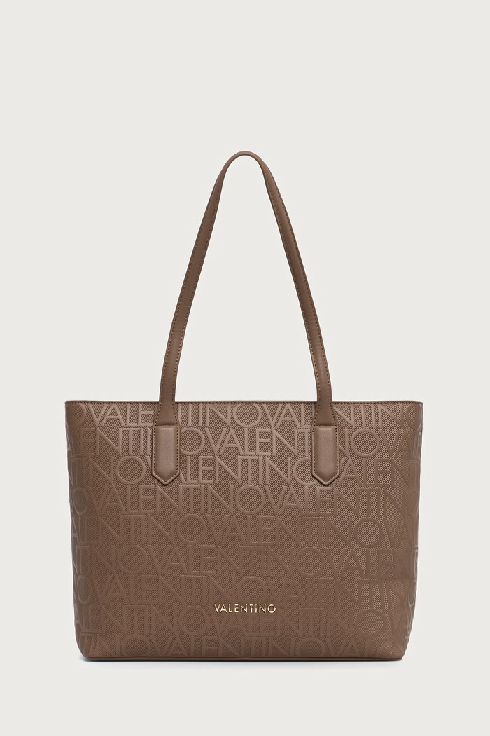 Valentino Bags Torebka damska z imitacji skóry GYNEVRA RE beżowy VBSA6801