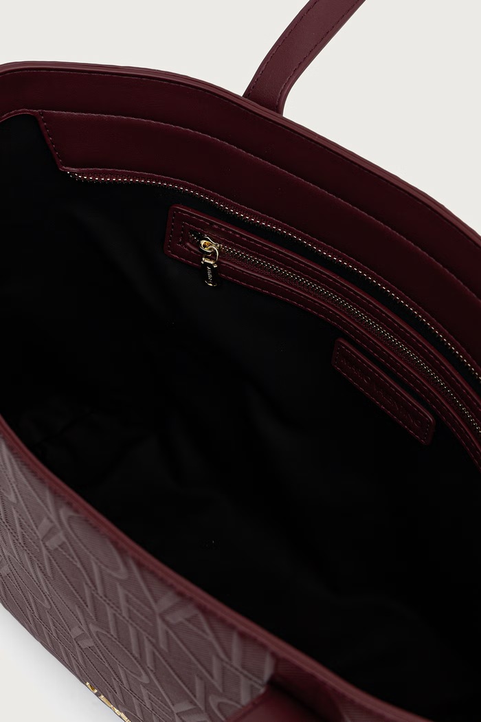 Torebka damska z imitacji skóry GYNEVRA RE Valentino Bags bordowy VBSA6801