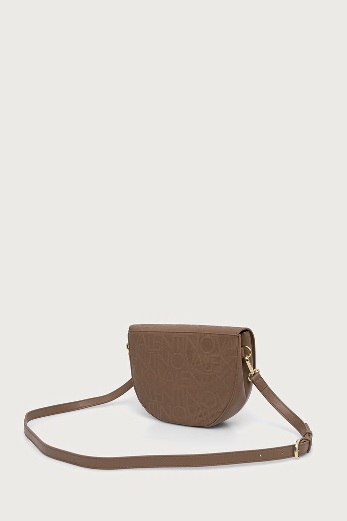 Akcesoria Valentino Bags Torebka crossbody damska z imitacji skóry GYNEVRA RE VBSA6809 beżowy