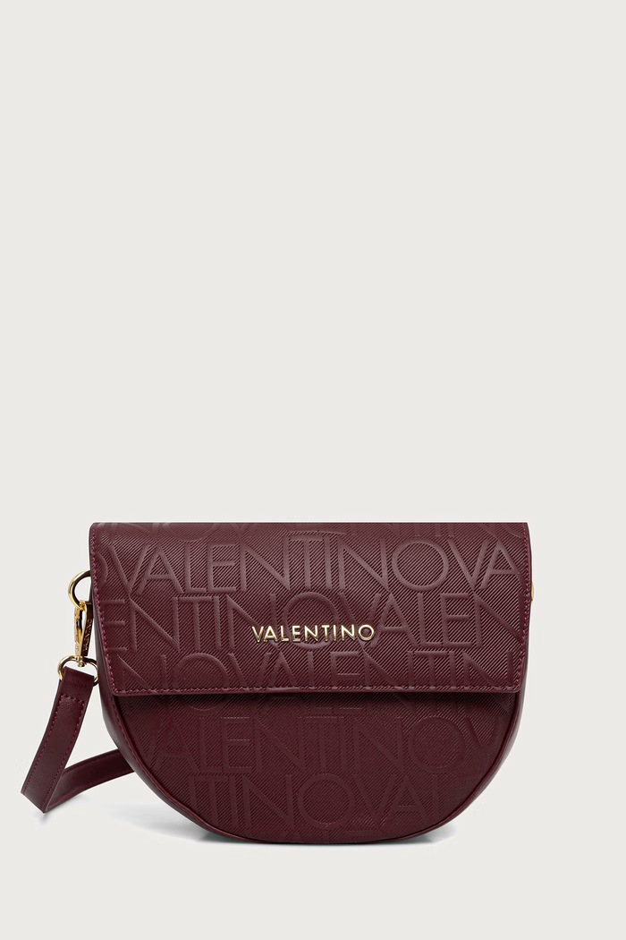 Valentino Bags Torebka crossbody damska z imitacji skóry GYNEVRA RE bordowy VBSA6809