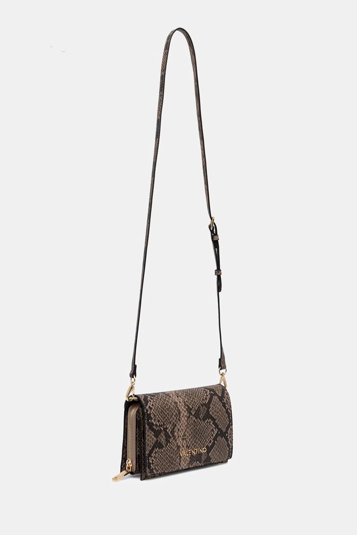 Valentino Bags torebka crossbody damska z imitacji skóry EMBER VBS9IE17P brązowy AW26
