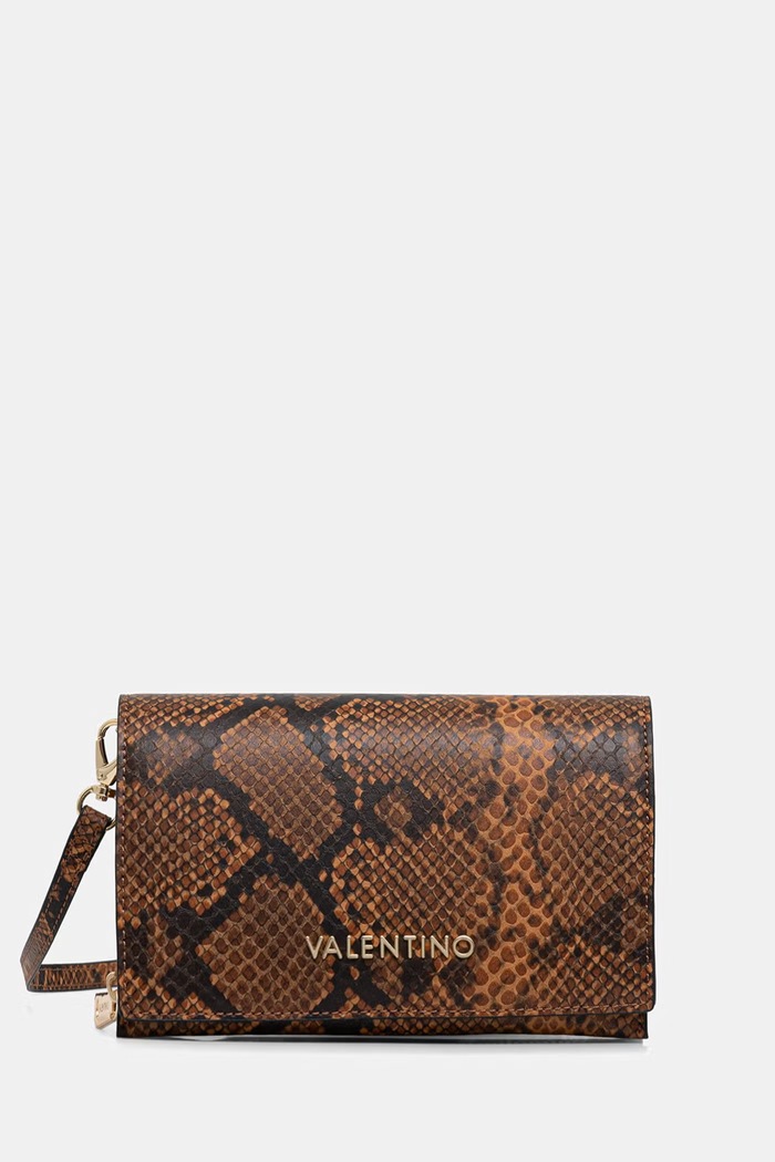 Valentino Bags torebka crossbody damska z imitacji skóry EMBER brązowy VBS9IE17P