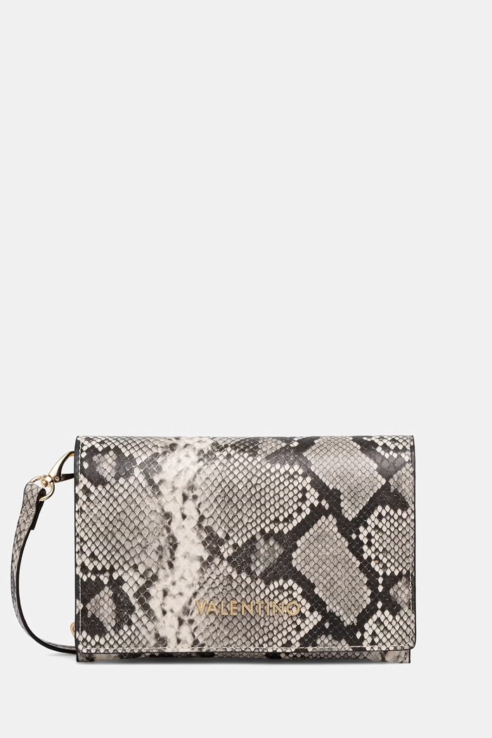 Valentino Bags torebka crossbody damska z imitacji skóry EMBER szary VBS9IE17P
