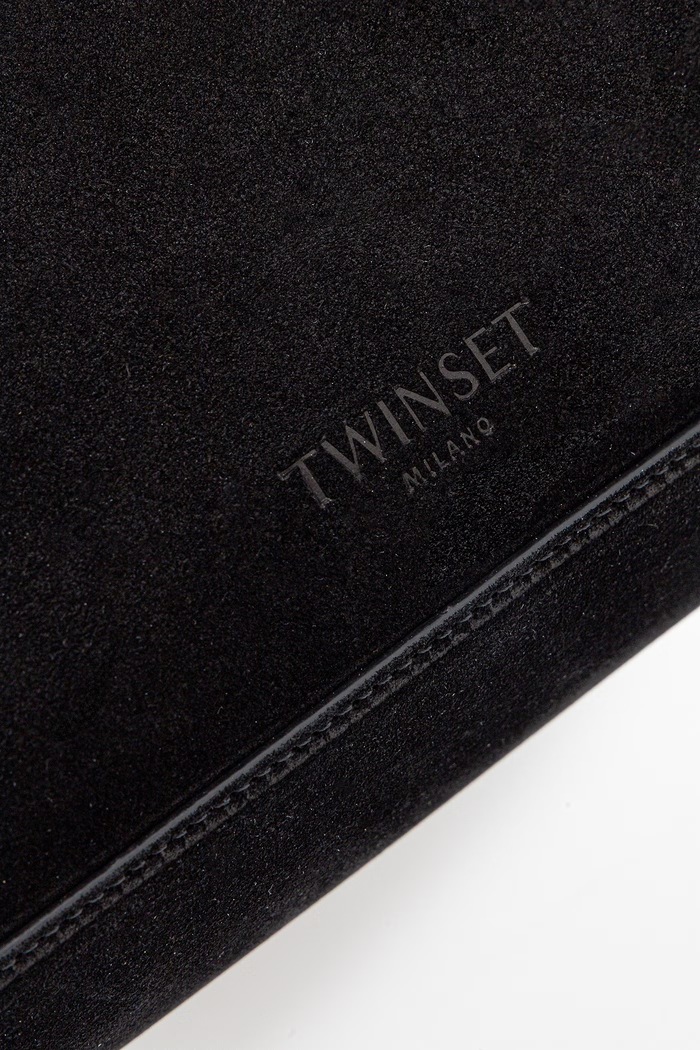 Twinset kabelka dámska semišová čierna 999TD7013