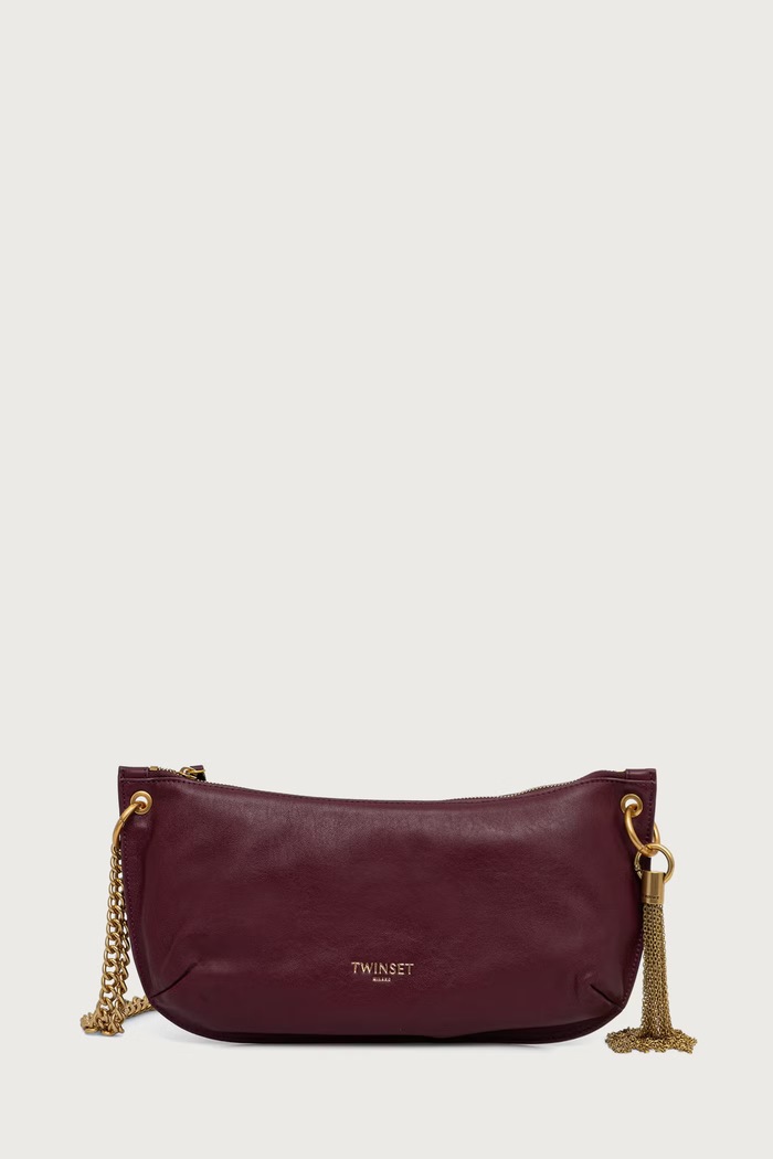 Twinset kabelka dámska kožená burgundské 262TD8250