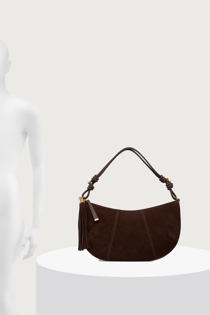 Twinset mala torba hobo za žene od brušene kože 262TD8231