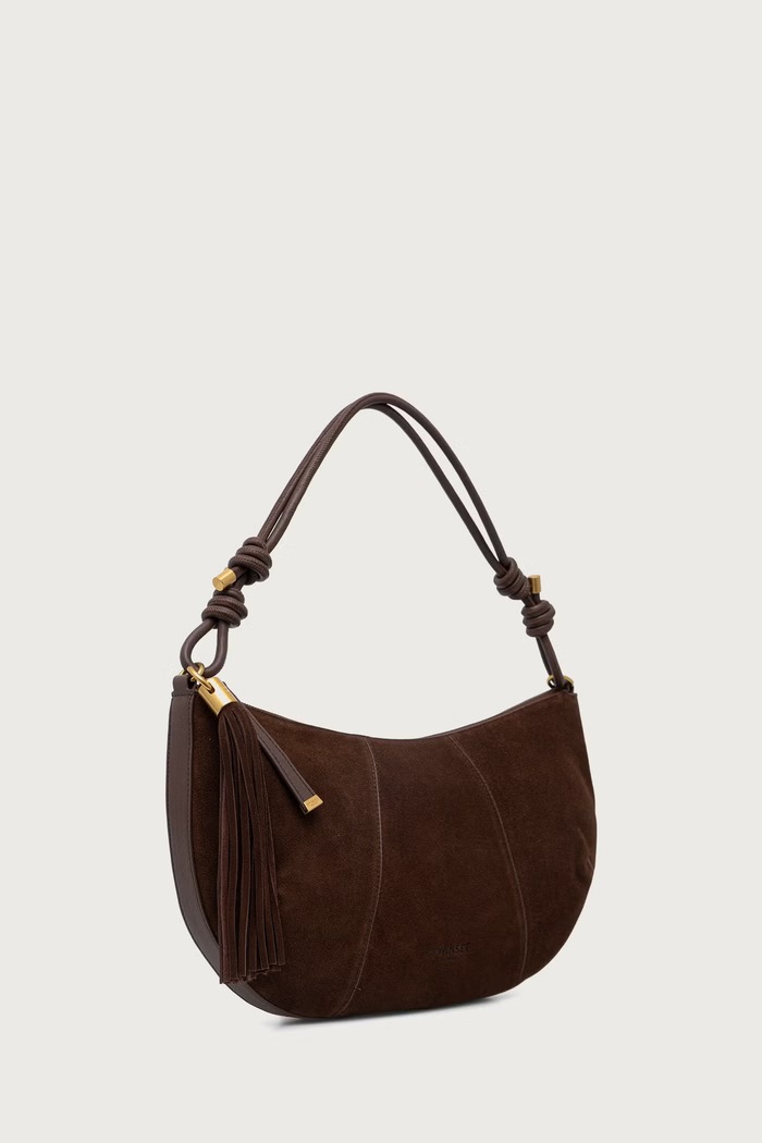 Twinset mala torba hobo za žene od brušene kože 262TD8231 smeđa AW26