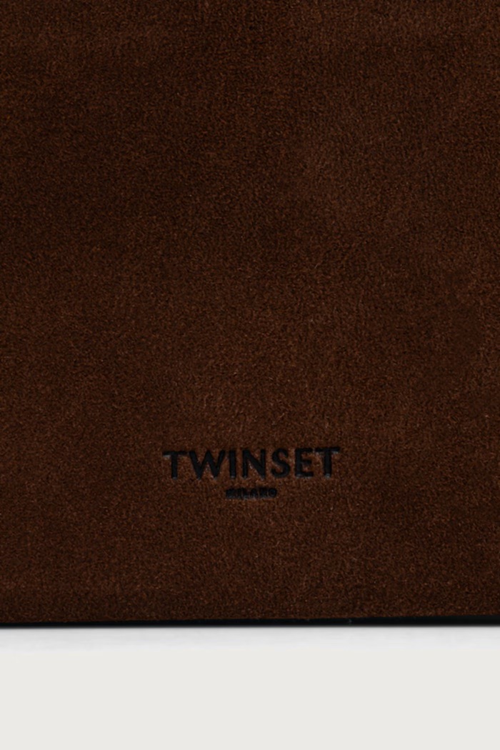 Twinset сумка-шоппер для женщин кожаная коричневый 262TD8230