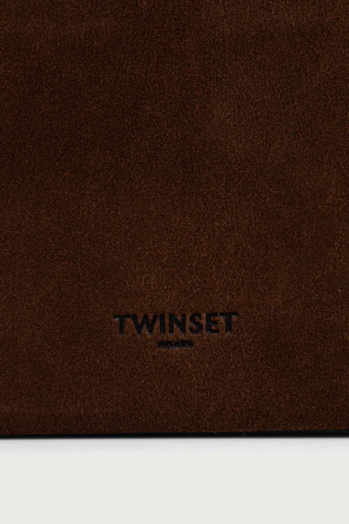 Twinset сумка-шоппер для женщин кожаная коричневый 262TD8230