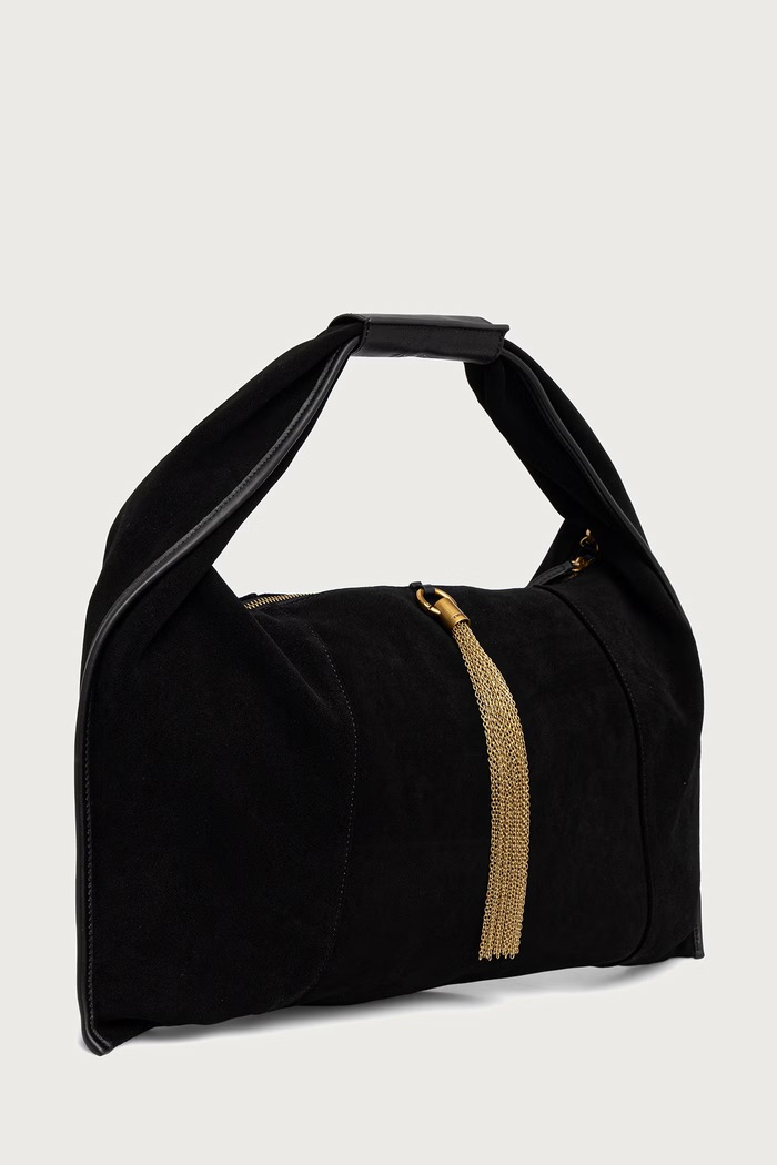 Twinset сумочка hobo для женщин замшевая 262TD8210 чёрный AW26