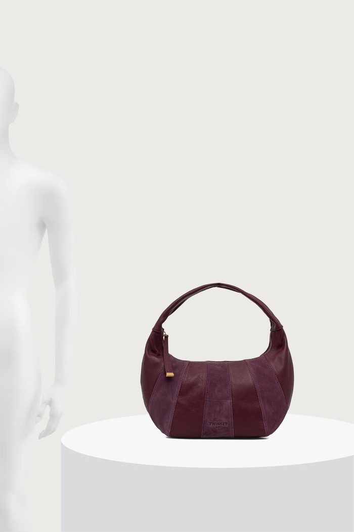 Twinset чанта тип хобо дамска от кожа 262TD8201