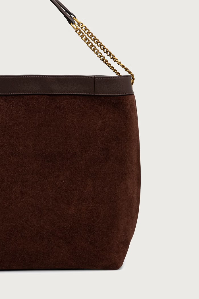 Twinset shopper torba za žene od brušene kože 262TD8160 smeđa AW26