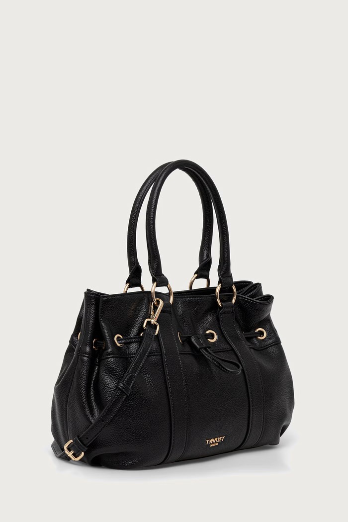 Twinset Чанта дамска от имитация на кожа 262TD8061 черен AW26