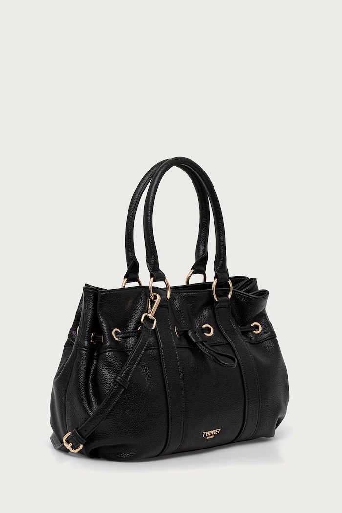 Twinset Чанта дамска от имитация на кожа 262TD8061 черен AW26