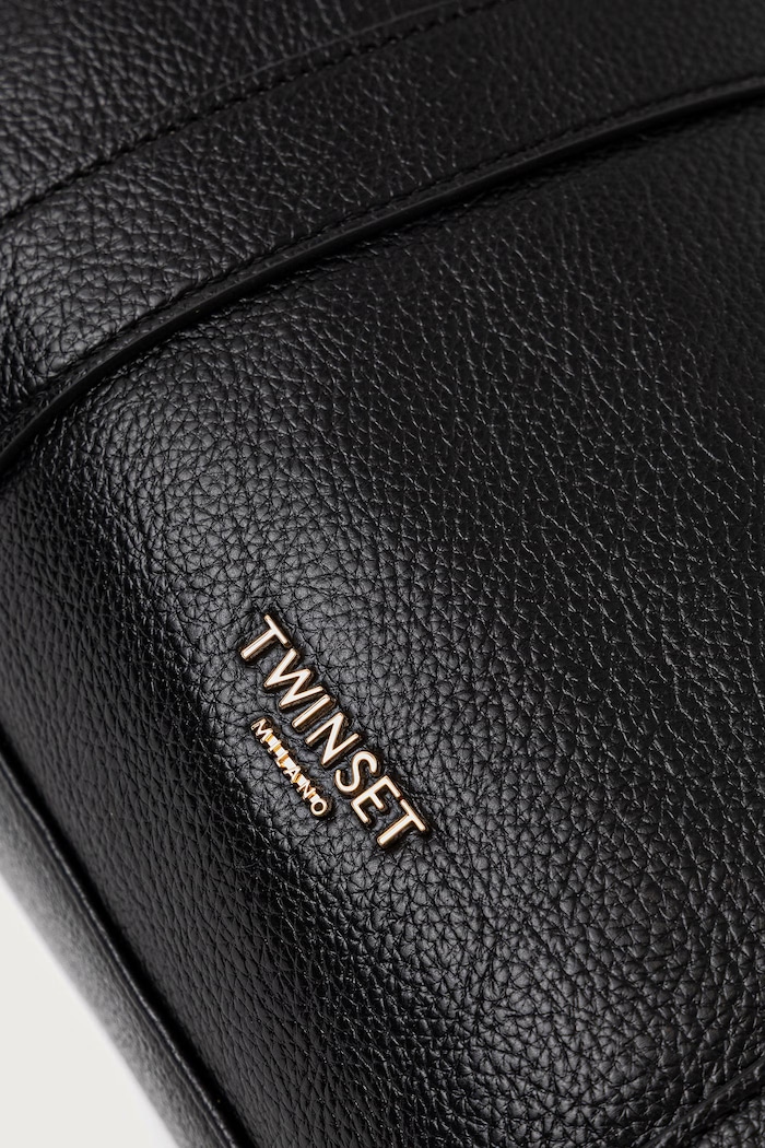 Чанта дамска от имитация на кожа Twinset 262TD8061 черен