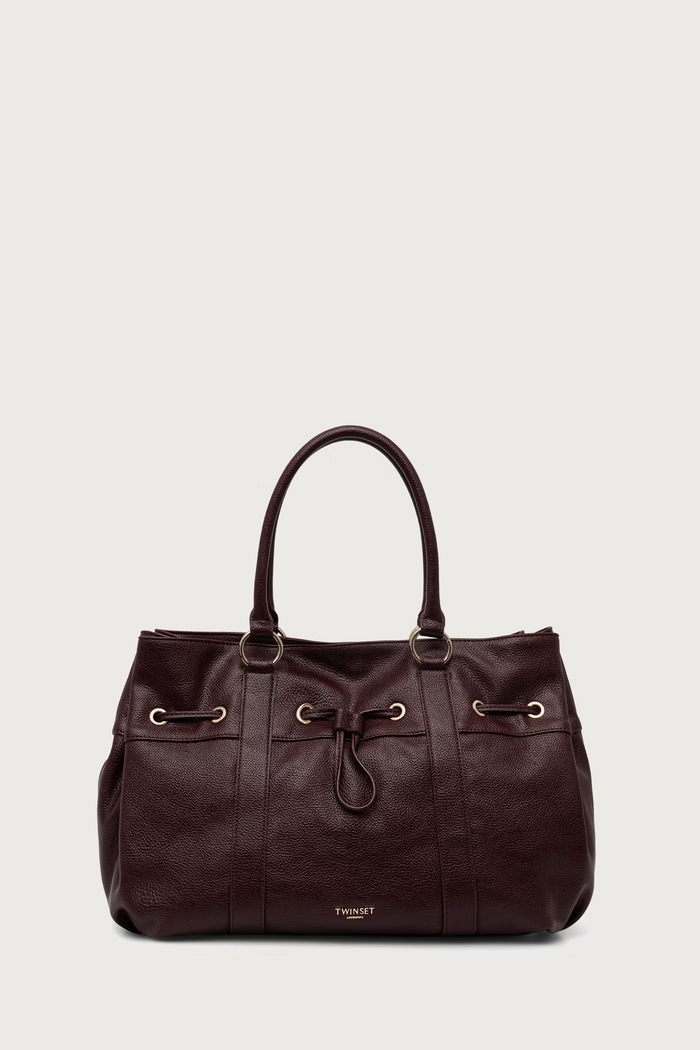 Twinset Kabelka hobo dámska burgundské 262TD8060