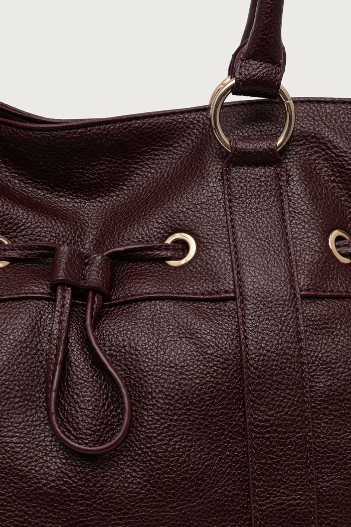 Kabelka hobo dámska Twinset 262TD8060 burgundské