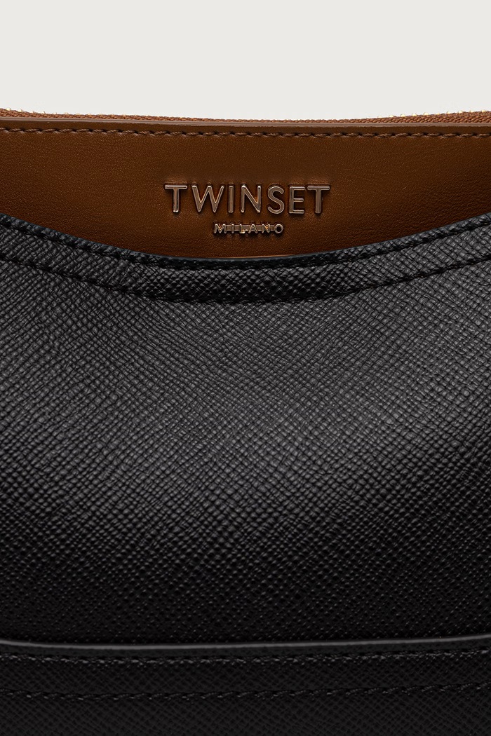 Чанта дамска от имитация на кожа Twinset 262TD8043 черен