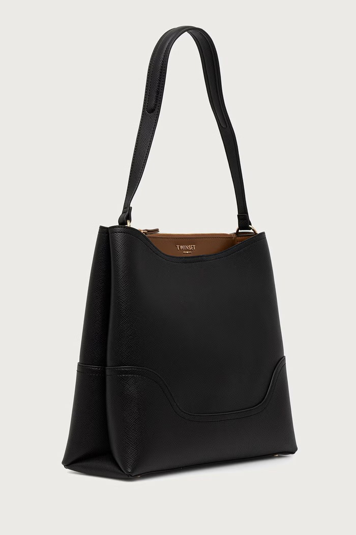 Twinset Mala torba hobo za žene 262TD8041 crna AW26