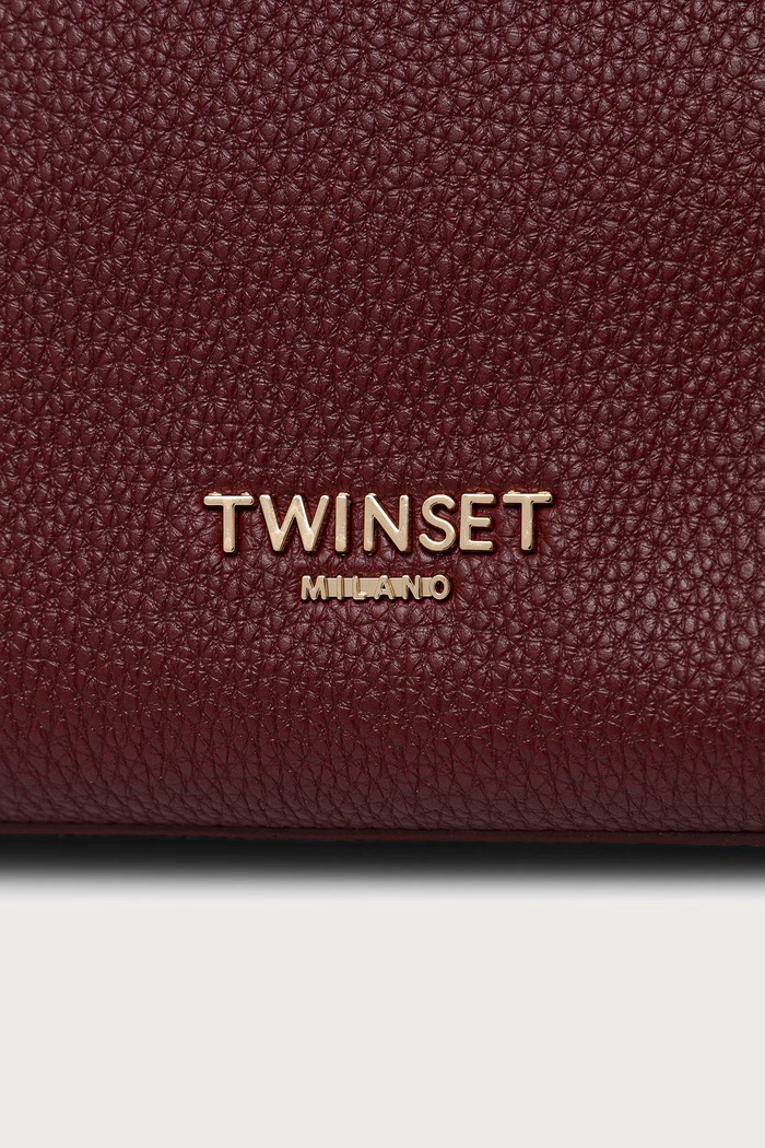 Tote torba za žene od imitacije kože Twinset 262TD8030 bordo