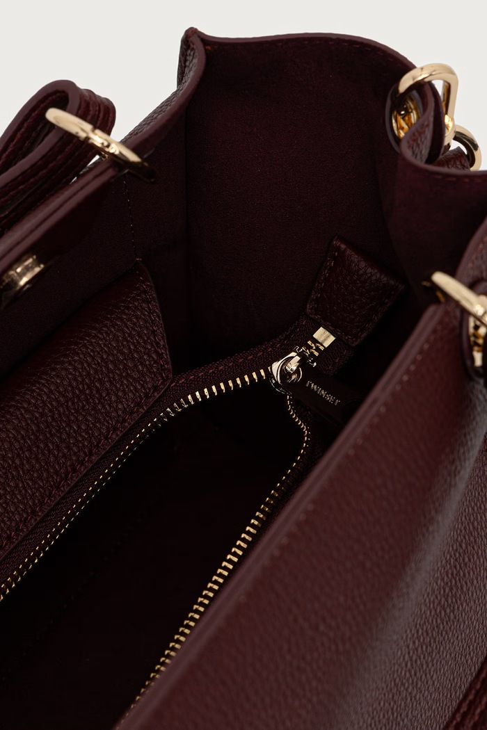 Tote torba za žene od imitacije kože Twinset bordo 262TD8030