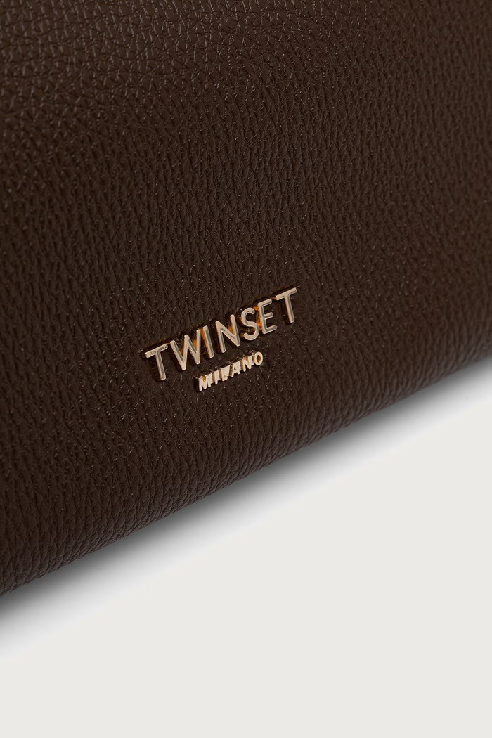 Tote torba za žene od imitacije kože Twinset 262TD8030 smeđa