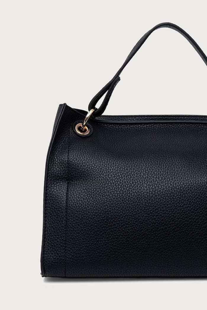 Akcesoria Twinset Torebka tote damska z imitacji skóry 262TD8030 czarny