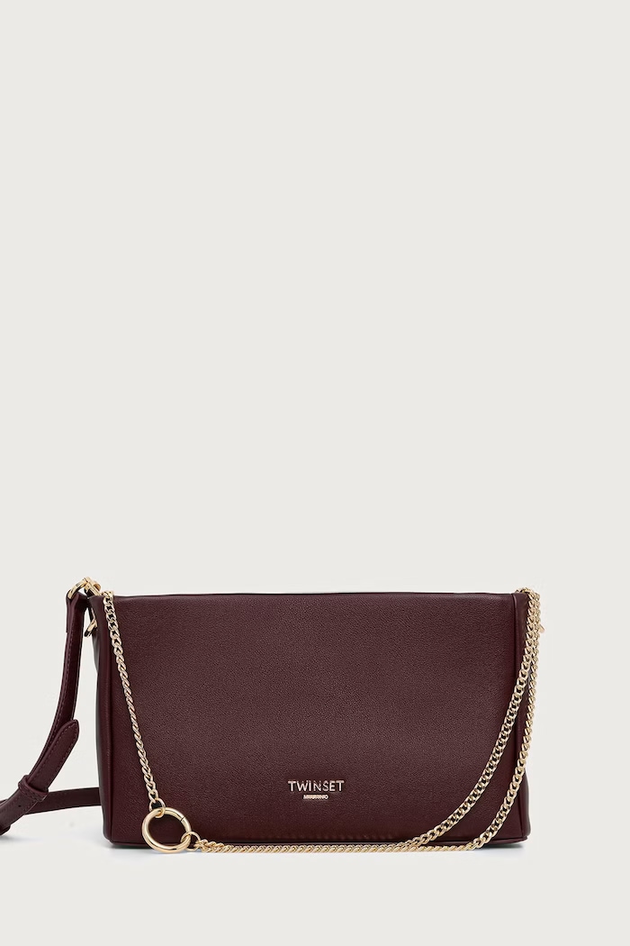 Twinset Női műbőr táska burgundia 262TD8014