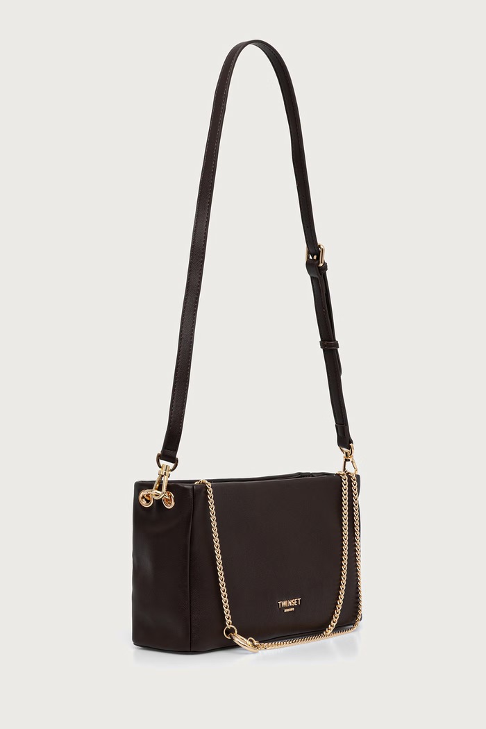Twinset Torba za žene od imitacije kože 262TD8014 smeđa AW26