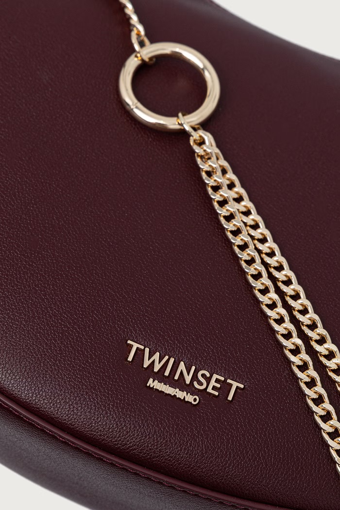 Torebka crossbody damska Twinset 262TD8013 bordowy