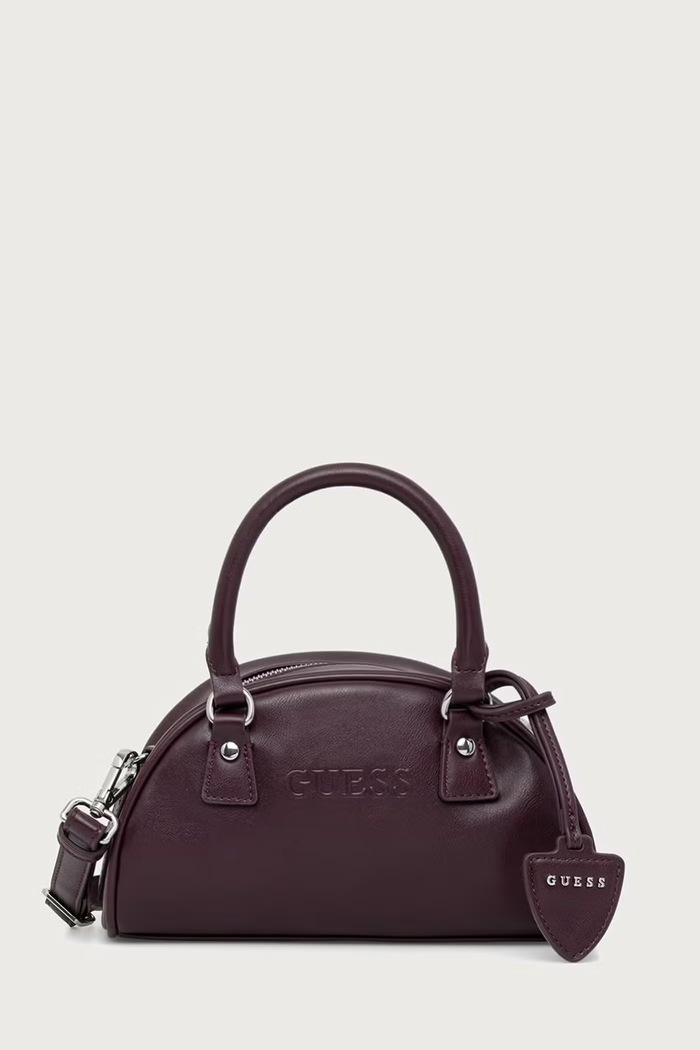 Guess Borsa a tracollo da donna in similpelle CRIS granata V6BZ07.W4597
