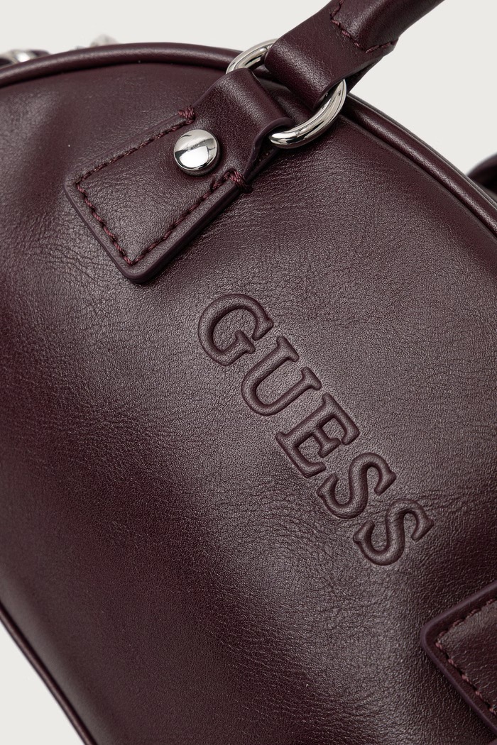 Borsa a tracollo da donna in similpelle CRIS Guess V6BZ07.W4597 granata