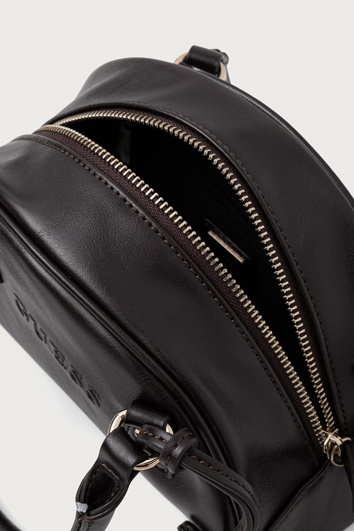 Borsa a tracollo da donna in similpelle CRIS Guess marrone V6BZ07.W4597