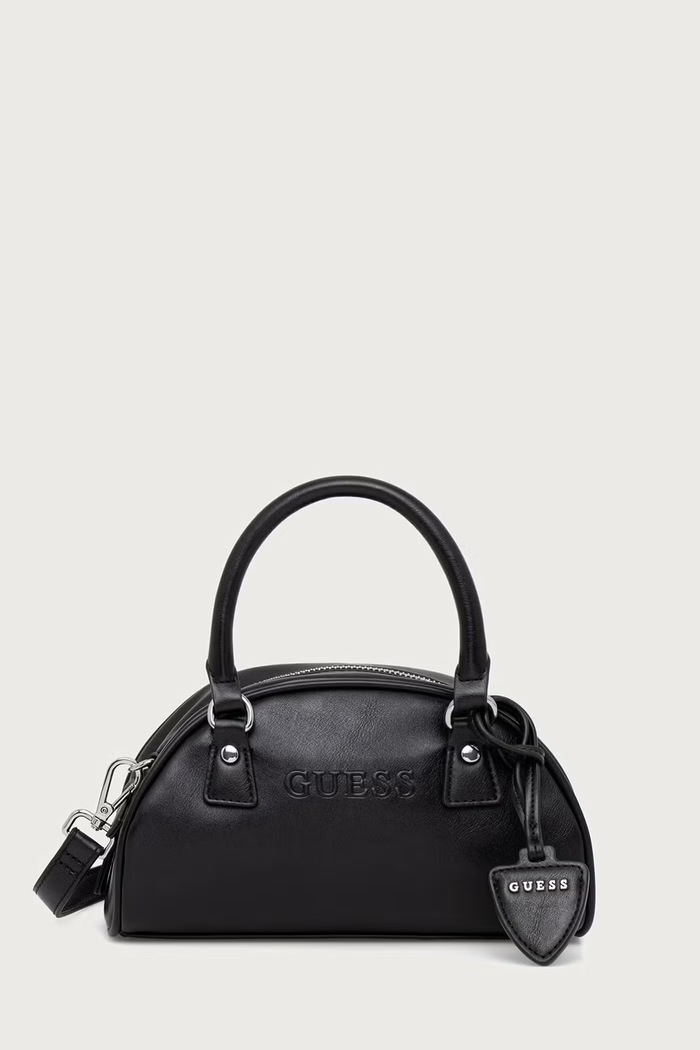 Guess Borsa a tracollo da donna in similpelle CRIS nero V6BZ07.W4597