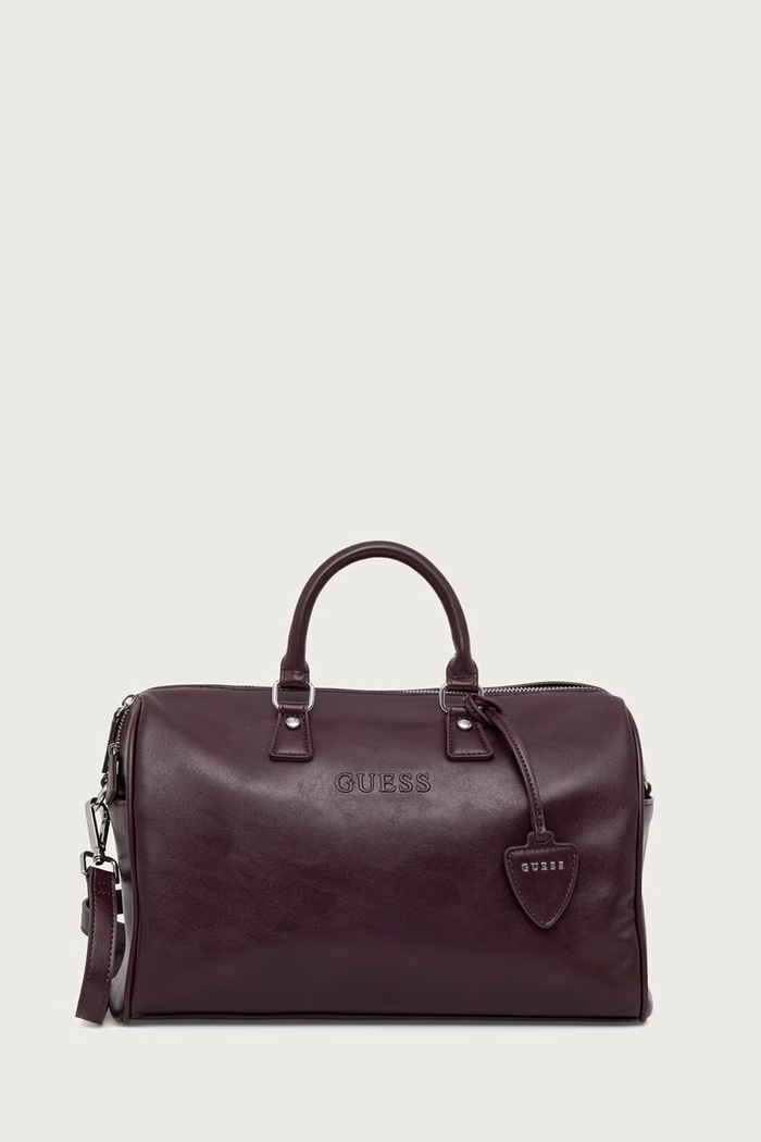 Guess Taška dámska z imitácie kože ERIN burgundské V6BZ06.W4595