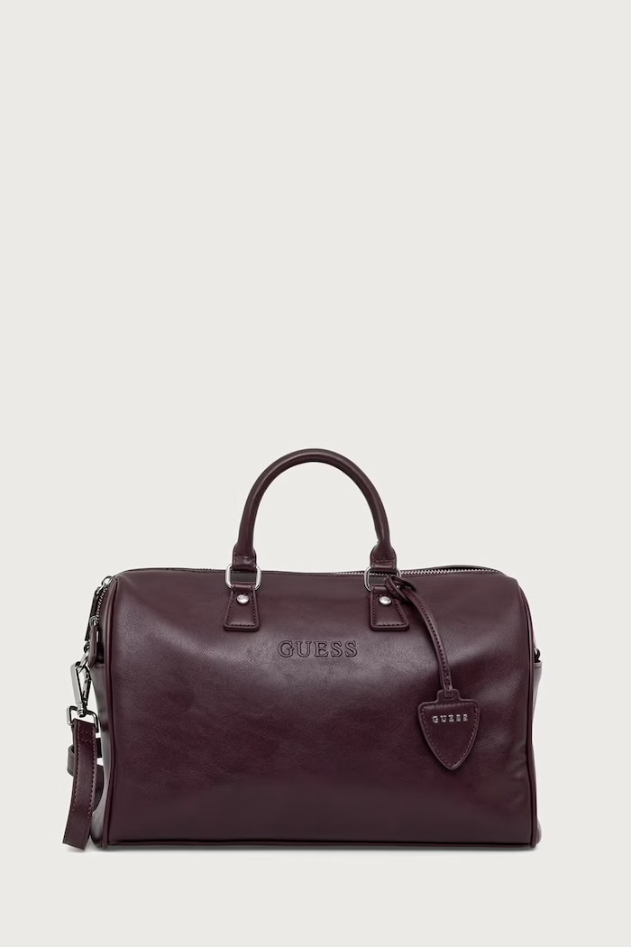 Guess Taška dámska z imitácie kože ERIN burgundské V6BZ06.W4595
