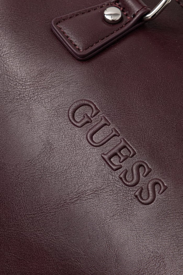 Taška dámska z imitácie kože ERIN Guess V6BZ06.W4595 burgundské